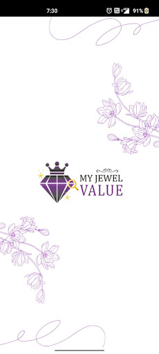 Android application MyJewelValue screenshort