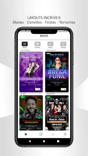 Android application EZBanner(Posters, Invitations) screenshort