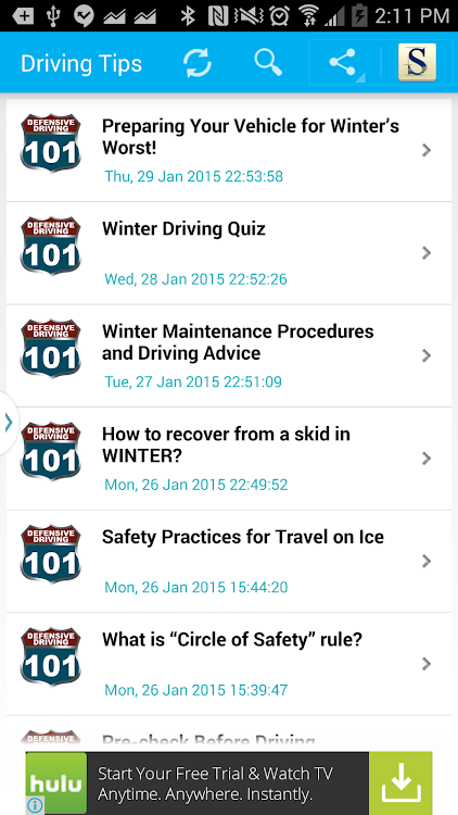 Driving 101-Daily Driving Tips - 2.0.0 - (Android)