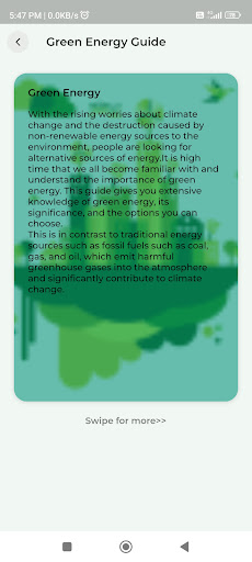 Green Goals Screen 3