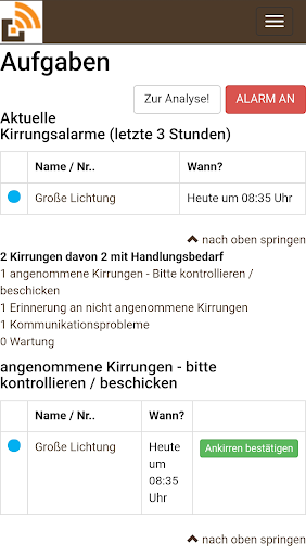 Android application BOARMASTER Kirrmelder screenshort