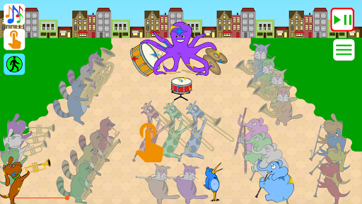 Red Giraffe Plays Trombone Screen 3
