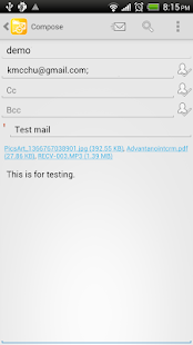 Mobile Access for Outlook OWA Screenshot