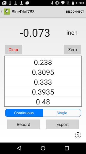 Android application DialReading screenshort