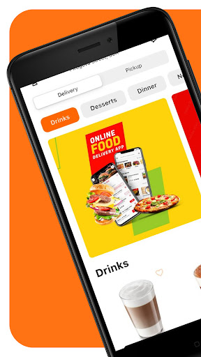 Android application FoodLove Delivery screenshort