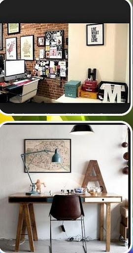 creative home office space