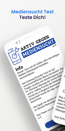 Android application Mediensucht - Teste Dich! screenshort