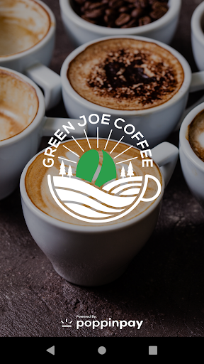 Android application Green Joe Coffee screenshort
