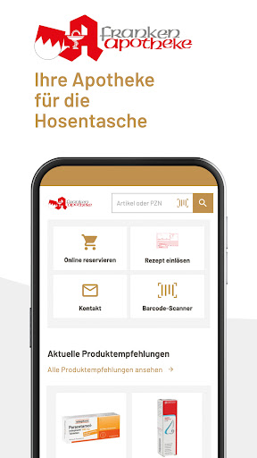 Android application FRANKEN APOTHEKE Goldbach screenshort