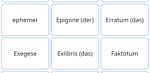 Gehobener Wortschatz Trainer