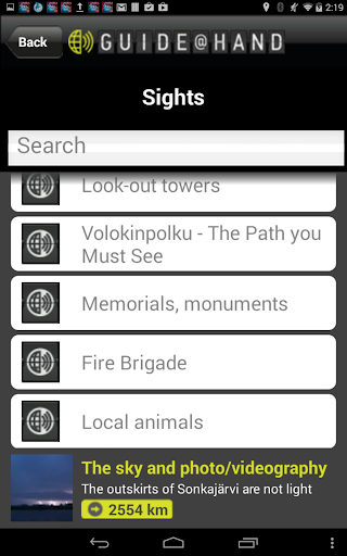 Sonkajärvi GUIDE@HAND Screen 3