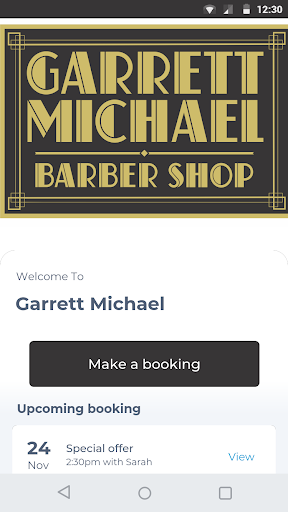 Android application Garrett Michael screenshort