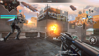 Game screenshot インフィニティオペレーション FPS Cyberpunk apk download