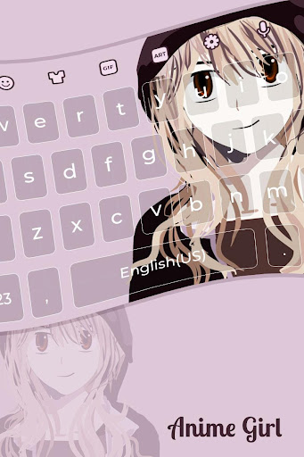 Anime Girl Keyboard