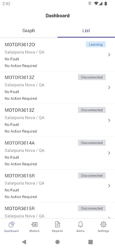 OLS Monitoring SMS Screen 3
