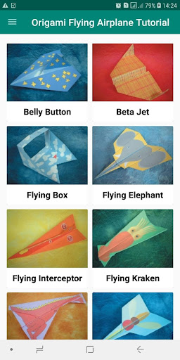 Android application Flying Paper Airplane Origami screenshort