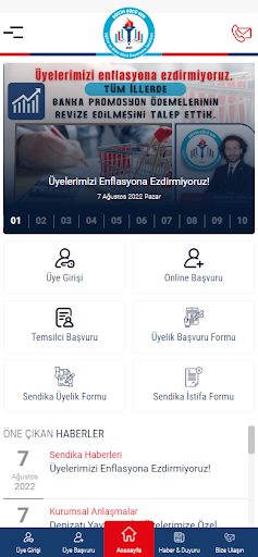 Android application Eğitim Gücü Sen screenshort