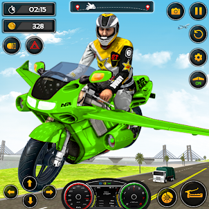 Flying Bike Race Bike Games 3D