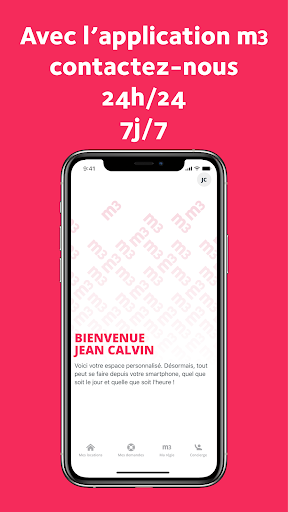 Android application m3 Locataire screenshort
