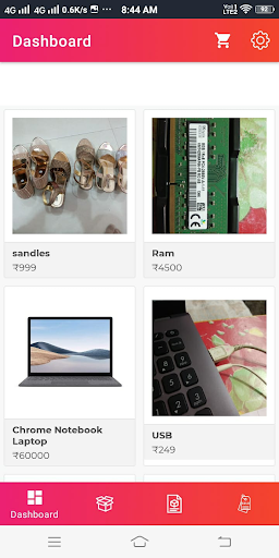 Android application ApnaDukan screenshort