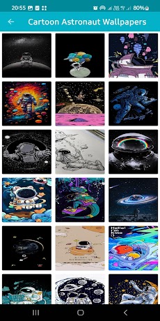 Cartoon Astronaut Wallpapersのおすすめ画像2