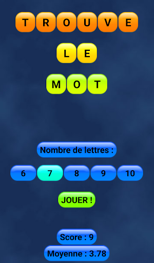 Trouve Le Mot ( MOTUS )  screenshots 1