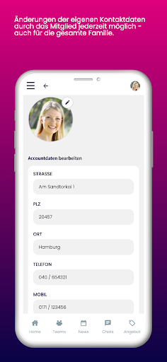 CLUBITY Screen 2