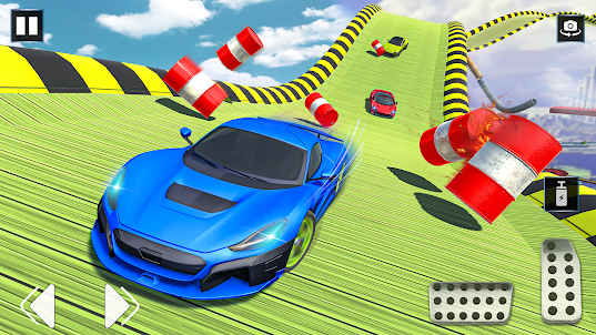 汽車特技：巨型坡道汽車遊戲