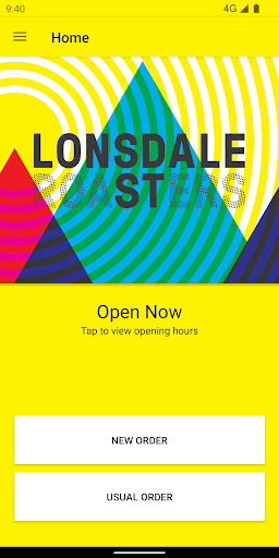 Android application Lonsdale St Roasters screenshort
