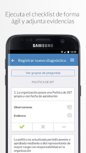 ISOTools Checklist Screen 3