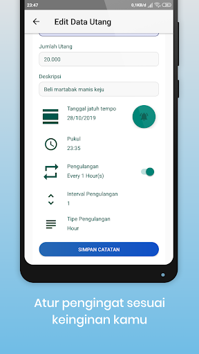 Pengingat Utang Piutang Screen 2