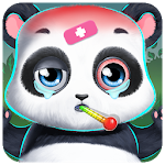 Cover Image of Descargar Panda Daycare - Juego de salón de mascotas y médico  APK