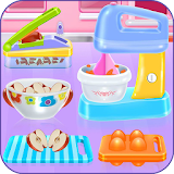 Apple cinnamon cake cooking game icon