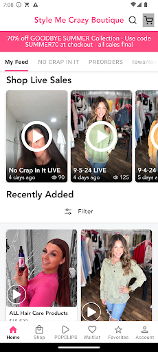 Screenshot of Style Me Crazy Boutique