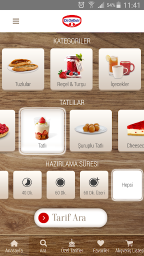 Dr. Oetker Tarif Dünyası Screen 2