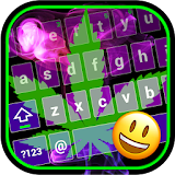 Purple Haze Weed Keyboard Theme Changer icon