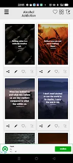 Alcohol Addiction Quotes screenshot 1