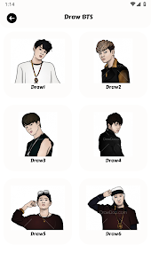Draw BTS Idols Step by Step