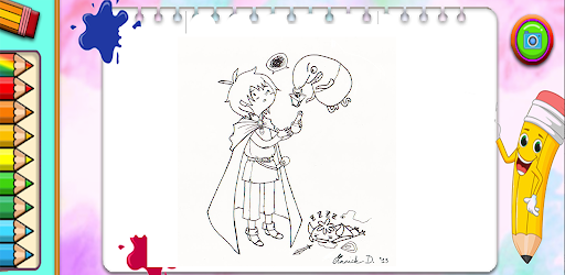 Ni San Kuni Coloring Book