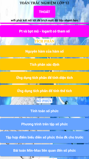 Toán lớp 12 Screen 3