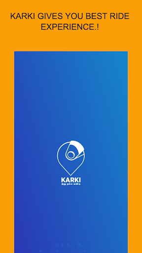 Android application Karki -Safe & Affordable Rides screenshort