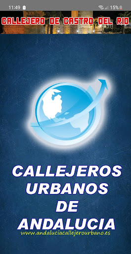 Android application Callejero de Castro del Río screenshort