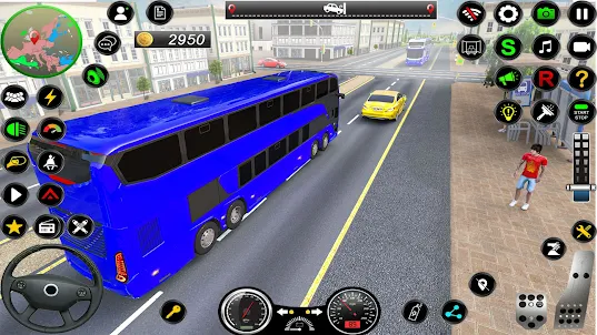 coach bus driving: bus game 3d
