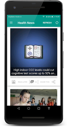 Health News and Tips Screen 2
