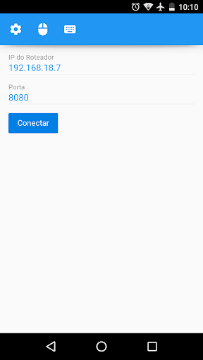 Android application ToolPC (Wi-Fi, Mouse, Teclado) screenshort