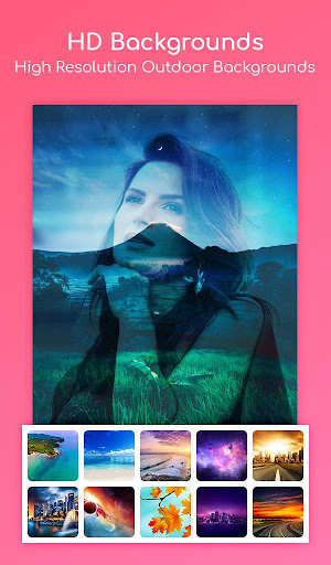 Android application Photo Blender & Mirror Photo screenshort
