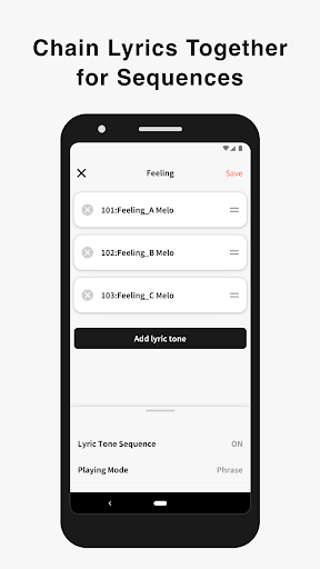 Screenshot of Lyric Creator