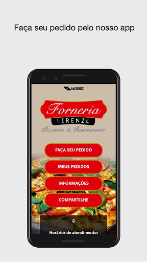 Android application Forneria Firenze screenshort