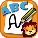 Alphabet, learn to trace letters icon
