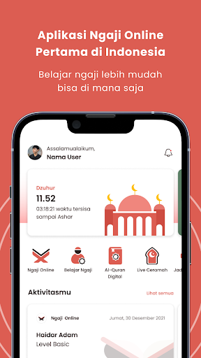 Android application Ruang Ngaji screenshort